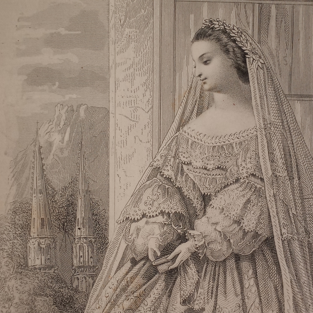 ❌️SOLD❌️Antique 1857 German Fashion Plate Herrmann Gerson's Modezeitung - Picture 3 of 11